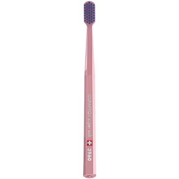 Curaprox CS 3960 Super Soft Toothbrush 1 Τεμάχιο - Σκούρο Ροζ/ Μπλε