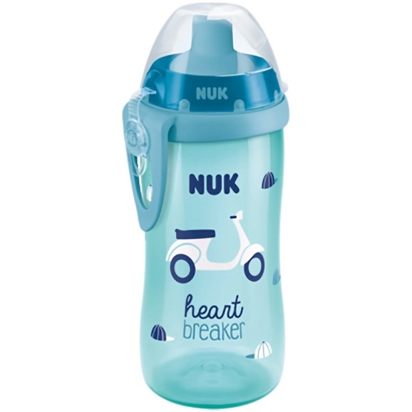 Nuk First Choice Soft Straw Flexi Cup 12m+, 300ml - Μπλε