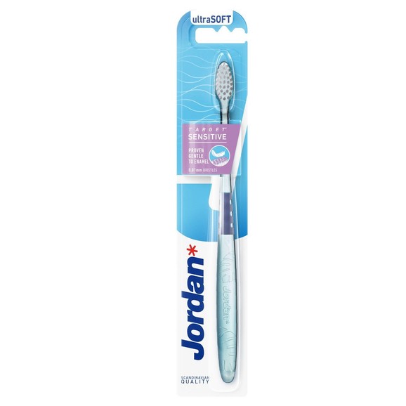 Jordan Target Sensitive Toothebrush Ultra Soft 0.01mm 1 Τεμάχιο - Τιρκουάζ
