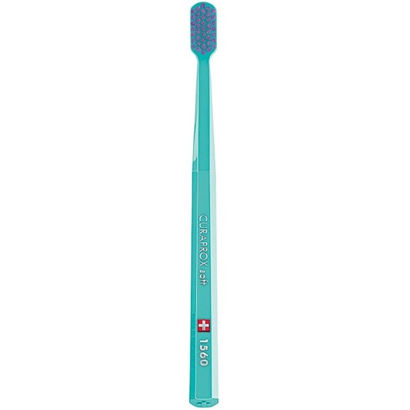 Curaprox CS 1560 Soft Toothbrush 1 Τεμάχιο - Σιέλ / Μωβ