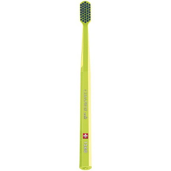 Curaprox CS 1560 Soft Toothbrush 1 Τεμάχιο - Λαχανί / Μπλε