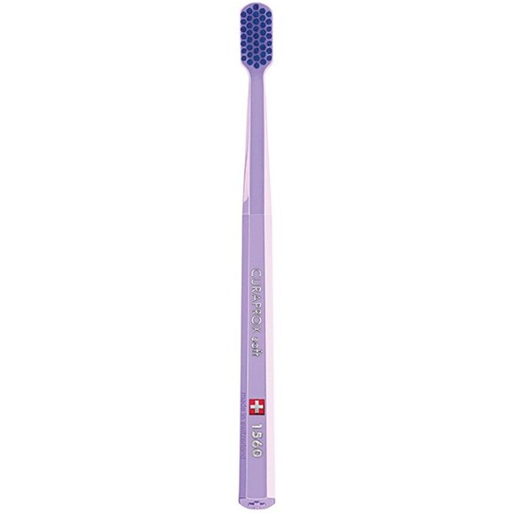 Curaprox CS 1560 Soft Toothbrush 1 Τεμάχιο - Λιλά / Μπλε