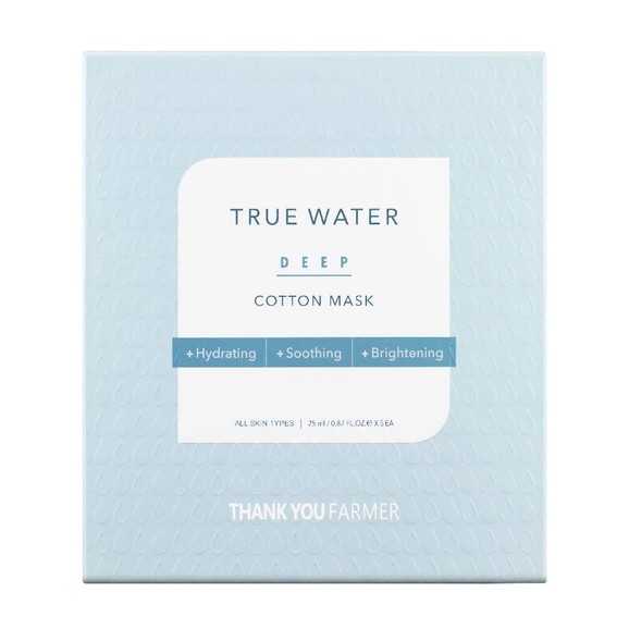 Δώρο Thank You Farmer True Water Deep Cotton Mask Μάσκα Προσώπου Βαθιάς Ενυδάτωσης 25ml