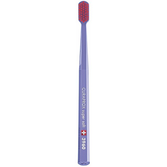 Curaprox CS 3960 Super Soft Toothbrush 1 Τεμάχιο - Μωβ / Κόκκινο