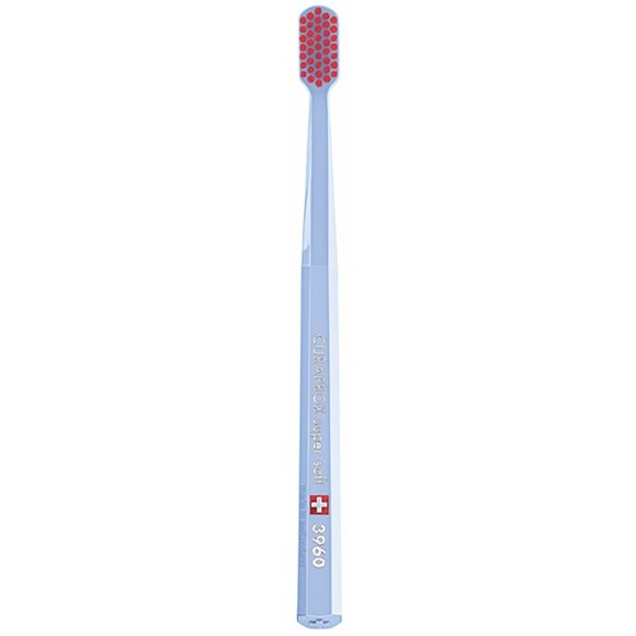 Curaprox CS 3960 Super Soft Toothbrush 1 Τεμάχιο - Γαλάζιο / Κόκκινο