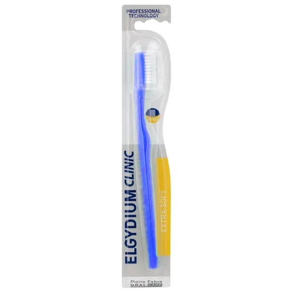 Elgydium Clinic Extra-Soft 15/100 Toothbrush 1 Τεμάχιο - Μπλε