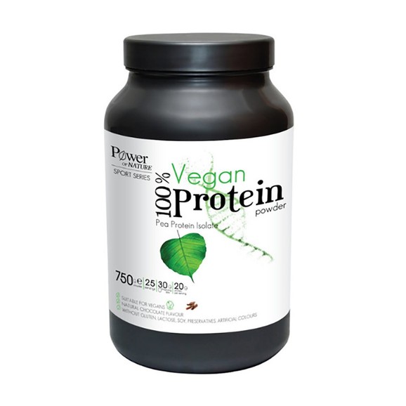 Δώρο Power of Nature Sport Series 100% Vegan Protein Πρωτεΐνη Μπιζελιού με γεύση Σοκολάτα 750g