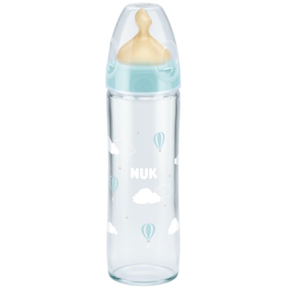Nuk New Classic Bottle 0-6m 240ml 1 Τεμάχιο, Κωδ 10745079 - Γαλάζιο