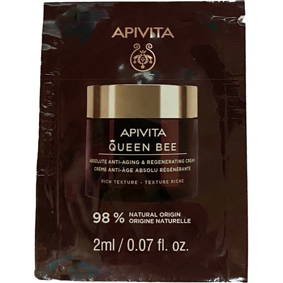 Δείγμα Apivita Queen Bee Absolute Anti-Aging & Regenerating Face Cream 2ml Δείγμα Apivita Queen Bee Absolute Anti-Aging & Regenerating Face Cream 2ml