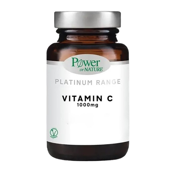 Δώρο Power of Nature Platinum Range Vitamin C 1000mg Συμπλήρωμα Διατροφής με Βιταμίνη C για Ενίσχυση του Ανοσοποιητικού 20tabs