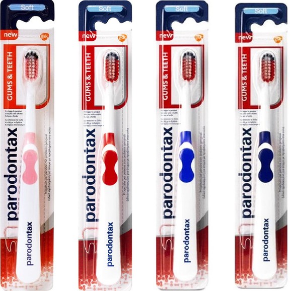 Δώρο Paradontax Gums & Teeth Soft Toothbrush 1 Τεμάχιο Τυχαία Επιλογή Χρώματος