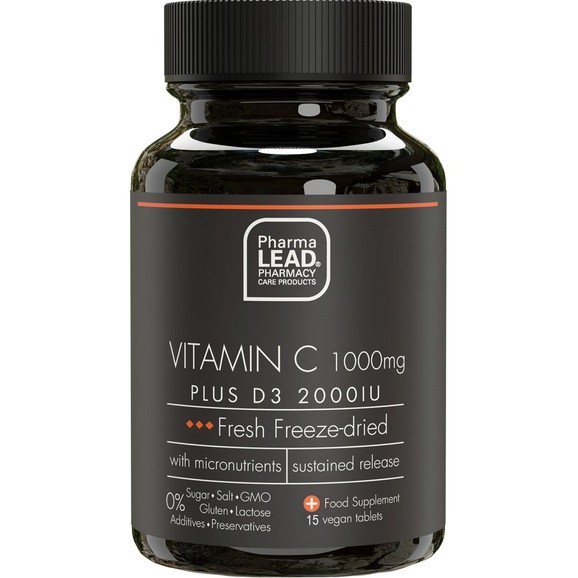 Δώρο Pharmalead Vitamin C 1000mg Plus D3 2000IU 15veg.tabs