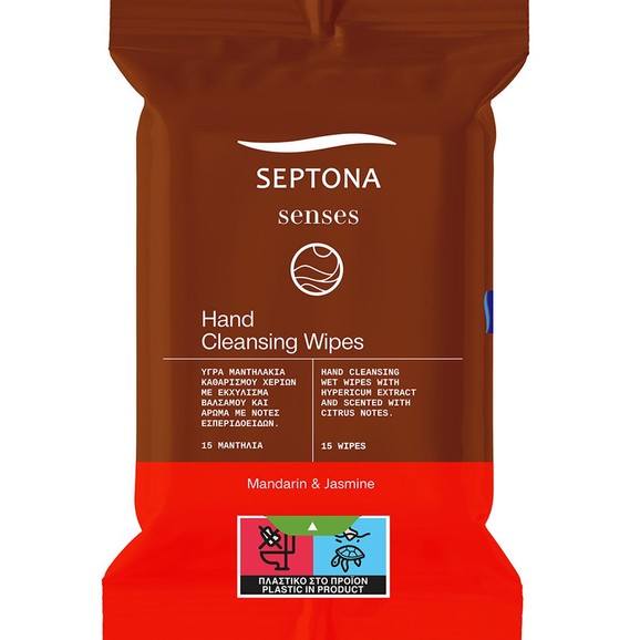 Δώρο Septona Senses Hand Cleansing Wipes Υγρά Μαντηλάκια Καθαρισμού Χεριών με Εκχύλισμα Βάλσαμου & Άρωμα με Νότες Εσπεριδοειδών 15 Τεμάχια Δώρο Septona Senses Hand Cleansing Wipes Υγρά Μαντηλάκια Καθαρισμού Χεριών με Εκχύλισμα Βάλσαμου & Άρωμα με Νότες Εσπεριδοειδών 15 Τεμάχια