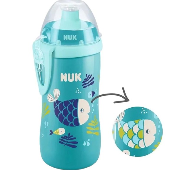 Nuk First Choice Junior Cup 18m+, 300ml, Κωδ 10255576 - Γαλάζιο / Μπλε Ψάρι