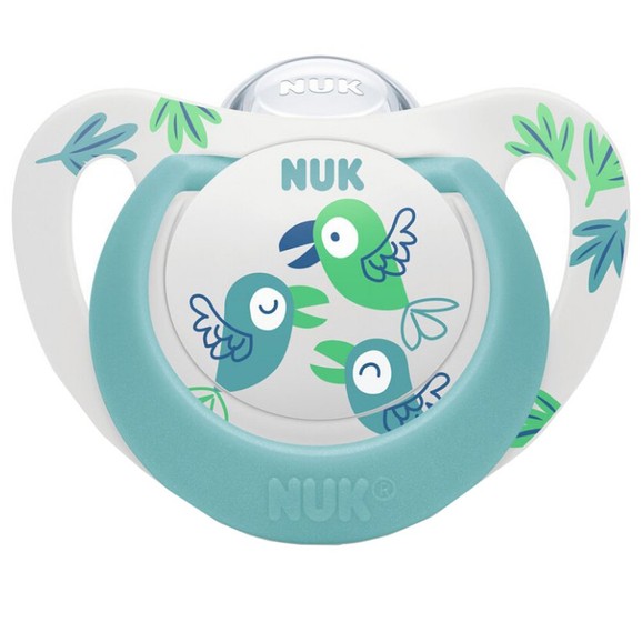 Nuk Star Silicone Soother 6-18m 1 Τεμάχιο - Πράσινο