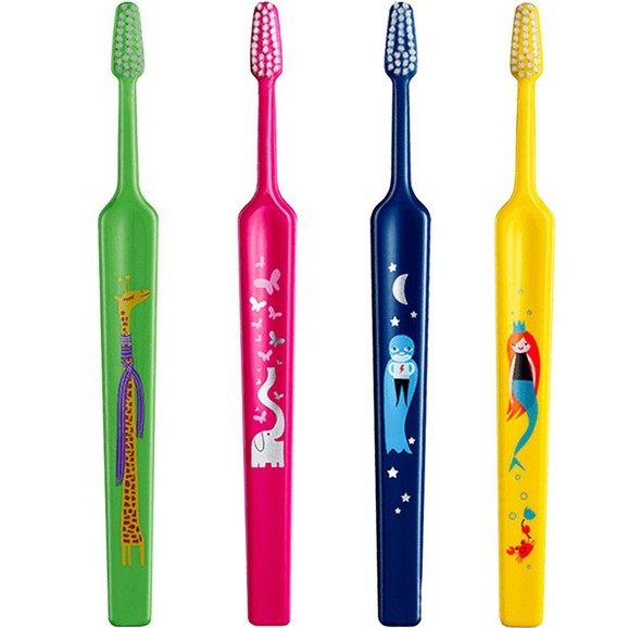 TePe Kids Extra Soft Toothbrush 0-3 Years 4 Τεμάχια - Multicolor 12