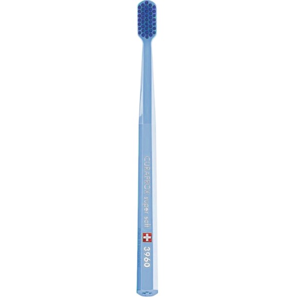 Curaprox CS 3960 Super Soft Toothbrush 1 Τεμάχιο Γαλάζιο/ Μπλε Curaprox CS 3960 Super Soft Toothbrush 1 Τεμάχιο Γαλάζιο/ Μπλε