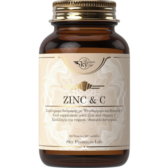 Δώρο Sky Premium Life Zinc & Vitamin C 60tabs Δώρο Sky Premium Life Zinc & Vitamin C 60tabs