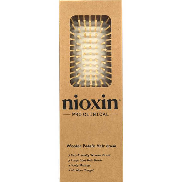 Δώρο Nioxin Pro Clinical Wooden Paddle Hair Brush 1 Τεμάχιο Δώρο Nioxin Pro Clinical Wooden Paddle Hair Brush 1 Τεμάχιο