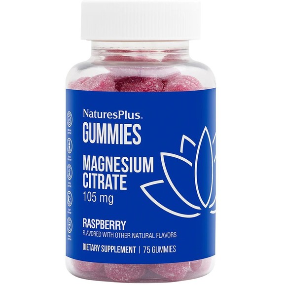 Δώρο Natures Plus Gummies Magnesium Citrate 105mg, 75 Softgels