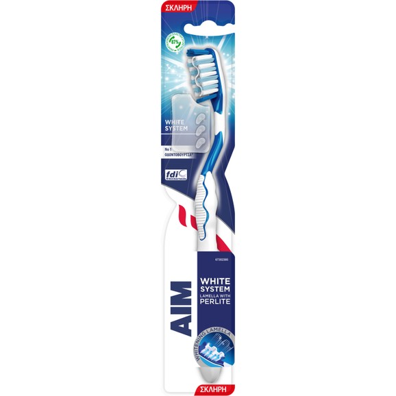 Aim White Now Carbon+Correct Toothbrush 1 Τεμάχιο - Μπλε