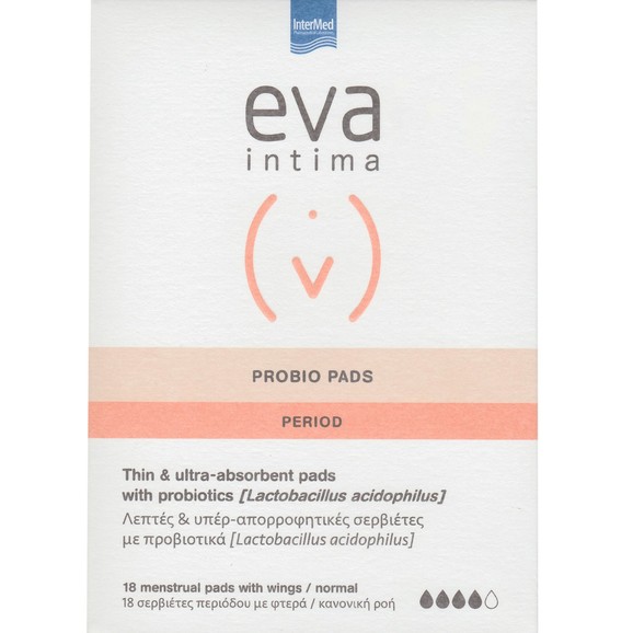 Δώρο Eva Intima Probio Period Pads 18 Τεμάχια