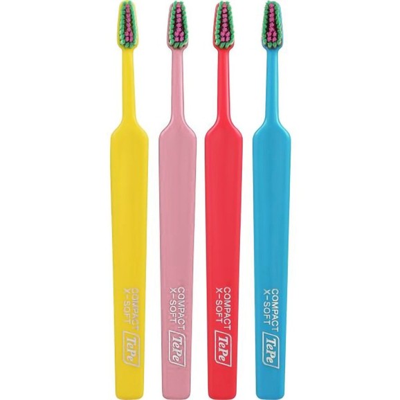 Tepe Colour Compact Extra Soft Toothbrush 4 Τεμάχια - Multicolor 13 Tepe Colour Compact Extra Soft Toothbrush 4 Τεμάχια - Multicolor 13