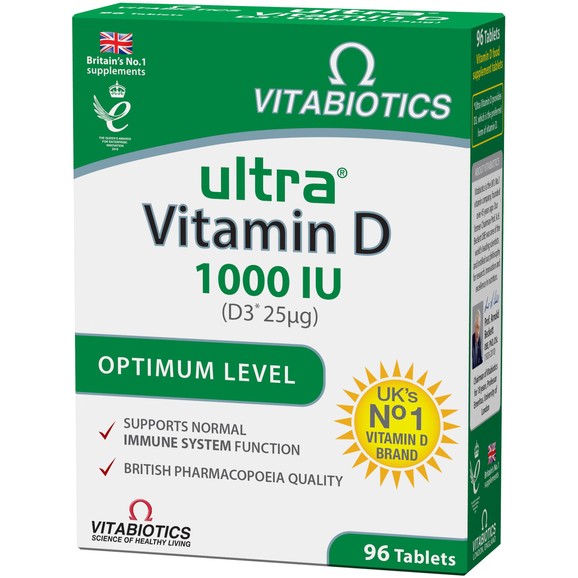Δώρο Vitabiotics Ultra-D3 25mg (1000IU) 96tabs Δώρο Vitabiotics Ultra-D3 25mg (1000IU) 96tabs