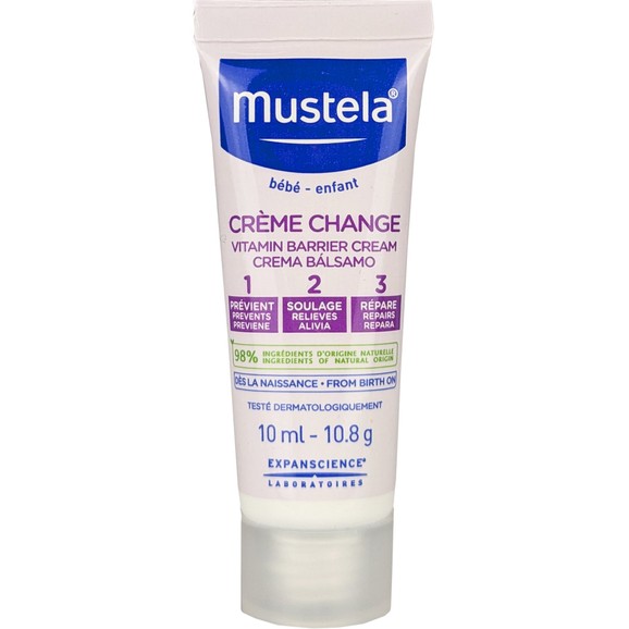 Δώρο Mustela 123 Vitamin Barrier Change Cream 10ml Δώρο Mustela 123 Vitamin Barrier Change Cream 10ml