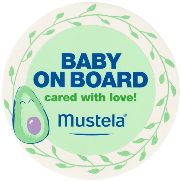 Δώρο Mustela Baby On Board Car Sticker 1 Τεμάχιο Δώρο Mustela Baby On Board Car Sticker 1 Τεμάχιο