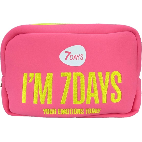 Δώρο 7DAYS Cosmetic Bag Emotions Pink 1 Τεμάχιο
