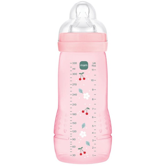 Mam Easy Active Baby Bottle 4m+, Κωδ 361SGc, 330ml - Ροζ Mam Easy Active Baby Bottle 4m+, Κωδ 361SGc, 330ml - Ροζ