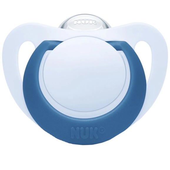 Nuk Star Silicone Soothre 18-36m, 1 Τεμάχιο - Μπλε