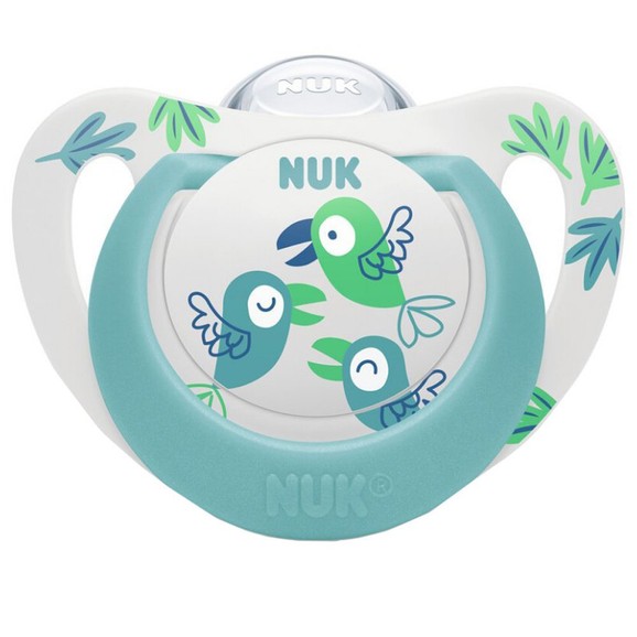 Nuk Star Silicone Soother 18-36m 1 Τεμάχιο - Πράσινο