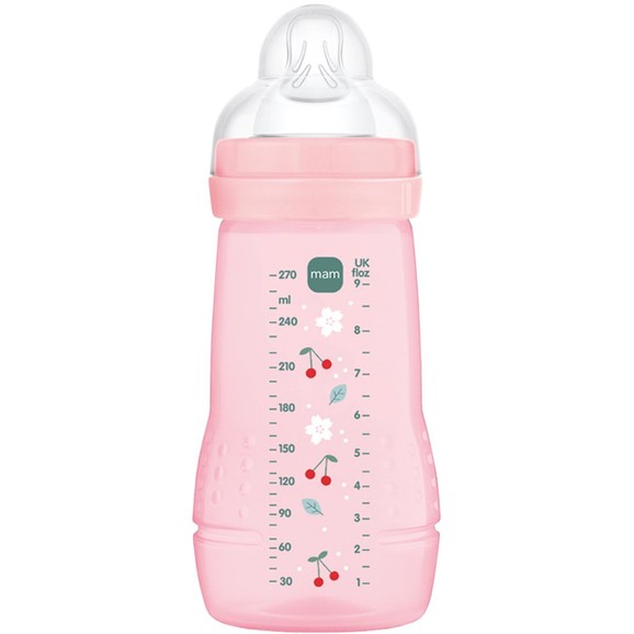 Mam Easy Active Baby Bottle 2m+, Κωδ 360SGc 270ml, 1 Τεμάχιο - Ροζ