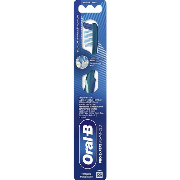 Oral-B Pro Expert Advanced Medium Toothbrush 1 Τεμάχιο - Μπλε Oral-B Pro Expert Advanced Medium Toothbrush 1 Τεμάχιο - Μπλε