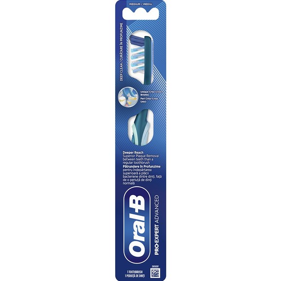 Oral-B Pro Expert Advanced Medium Toothbrush 1 Τεμάχιο - Γαλάζιο Oral-B Pro Expert Advanced Medium Toothbrush 1 Τεμάχιο - Γαλάζιο
