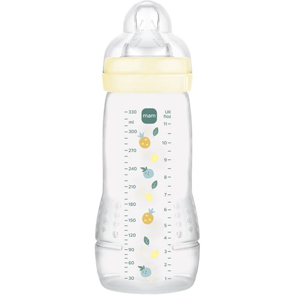 Mam Easy Active Baby Bottle 4m+, Κωδ 361SUc, 330ml - Μπεζ
