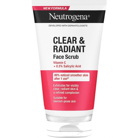 Δώρο Neutrogena Clear & Radiant Face Scrub 150ml