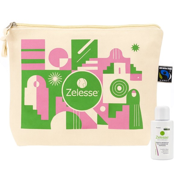Δώρο Zelesse Υγρό Καθαρισμού Ευαίσθητης Περιοχής 25ml & Λινό Νεσεσέρ 1 Τεμάχιο