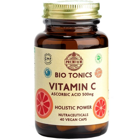 Δώρο Bio Tonics Vitamin C 500mg 40veg.caps