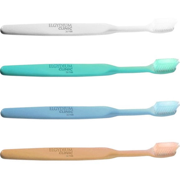 Δώρο Elgydium Clinic Toothbrush 20/100 Soft 1 Τεμάχιο σε Τυχαία Επιλογή Χρώματος