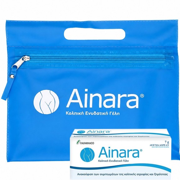 Δώρο Italfarmaco Ainara Vaginal Hydrating Gel 7g & Μπλε Νεσεσέρ 1 Τεμάχιο