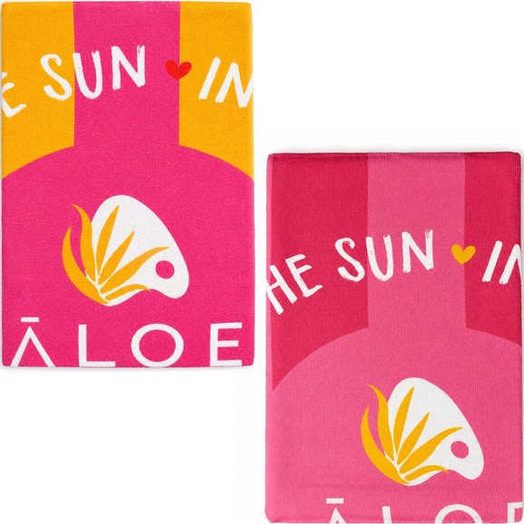 Δώρο Aloe Colors Πετσέτα Θαλάσσης 1 Τεμάχιο σε Τυχαία Επιλογή Χρώματος