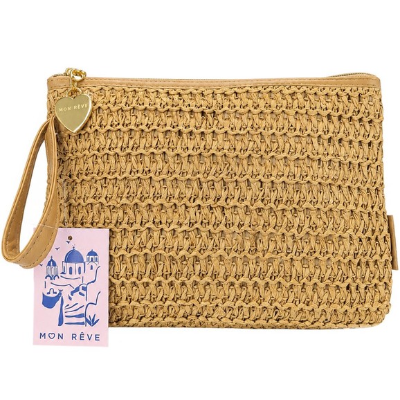Δώρο Mon Reve Crochet Camel Small Bag 1 Τεμάχιο