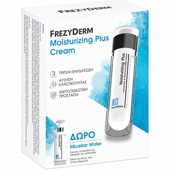 Δώρο Frezyderm Moisturizing Plus Cream Age 30+, 50ml & Micellar Water 50ml