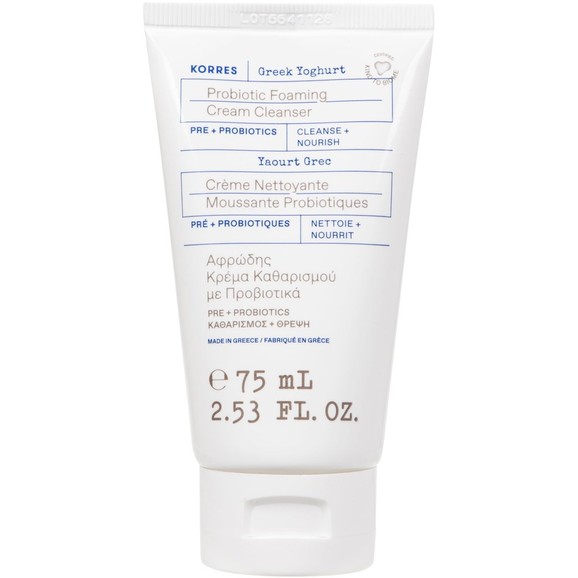 Δώρο Korres Greek Yoghurt Probiotic Foaming Cream Cleanser 75ml