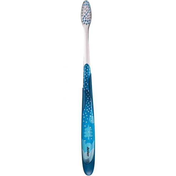 Jordan Individual Reach Small Precision Head Medium Toothbrush 1 Τεμάχιο - Μπλε