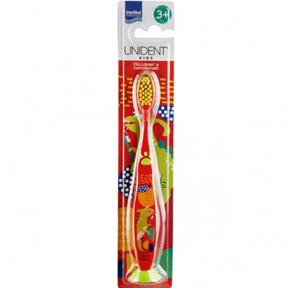 Δώρο Intermed Unident Kids 3+ Years Children\'s Toothbrush 1 Τεμάχιο - Κόκκινο