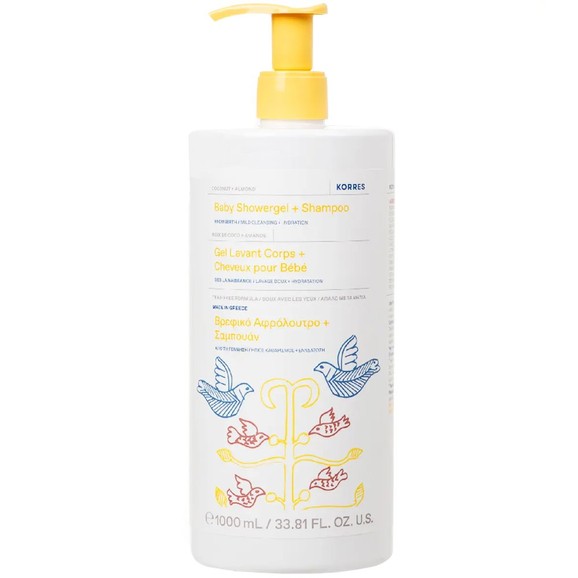 Δώρο Korres Baby Showergel & Shampoo with Coconut & Almond 1000ml